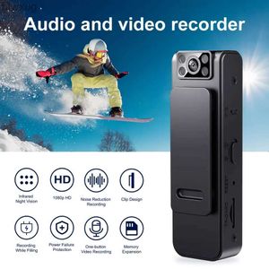 Sportowa akcja kamery wideo A19 WiFi Mini Body Camera HD 1080p Strona główna DV Magnetyczna wideo rejestrator Motion Motion Sensor Sport Pocket Pocket With Night Vision YQ240119