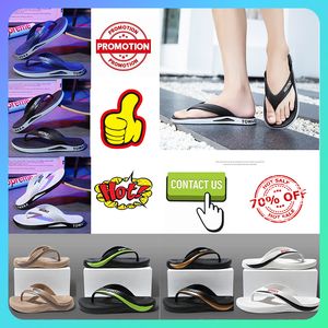 Free shipping Designer Casual Platform Slides Slippers Men Woman anti slip wear-resistant Light weight breathable super soles flip flop Flat Beach sandals