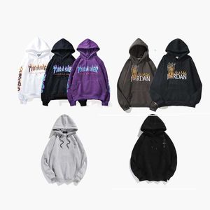 Męskie bluzy bluzy ciemne Trend High Street Nowy Kirin Arm Flame Street Hip-Hop Men and Women Casual Sports Hoodie Autumn Winter Hoodie