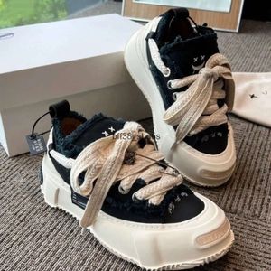 Markendesigner für High -Version Xvessel Smilence vulkanisierte Leinwandschuhe Herren Baumwollbonbons Schuhe Frauen dicker alleiniger Freizeitschuhe Bettlerschuhe