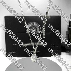 Cross Necklace för män och kvinnor Multi Element Dice Pendant Vintage Thai Silver Gift Couples 3ns8