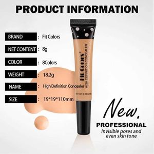 Korektor twarzy Make Up Contorzy trądzik Paleta makijaż konturowa podkład Wodoodporny pełna pokrywa ciemne kółka Creaml2401