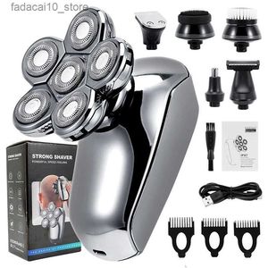 Electric Shavers Rechargeable Powerful Beard Hair Electric Shaver For Men Body Trimmer Facial Grooming Kit Electric Razor Balde Shaving Machine Q240119