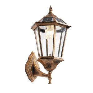 Solar LED Lights Ściany Outdorek Słoneczny Retro Street Lampa Ogród Dekoracja ogrodu Słoneczne światła Słonecznie Kontrola światła podwórka