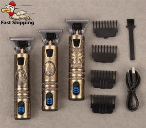 T9 Hair Clipper Professional Electric Trimmer For Man 0mm Baldheaded Barber Cutting Machine Cordless Shaver 2203031835817