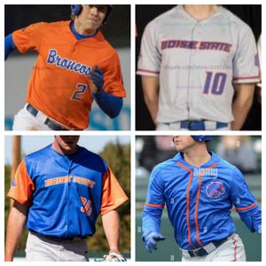 Benutzerdefiniertes Boise State Baseball-Trikot, alle genäht, Herren-Damen-Trikots, Chase Adkison Dawson, Martin Cory Meyer, Torin Montgomery, Cole Posey, Christian Padilla