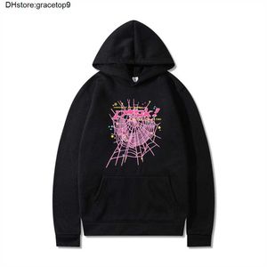 C1aj Spider Web Herren Hoodie Designer Sp5der Damen Hoodies Mode 55555 Sweatshirts Herbst Winter Young Thug Star Same Pink Sweater