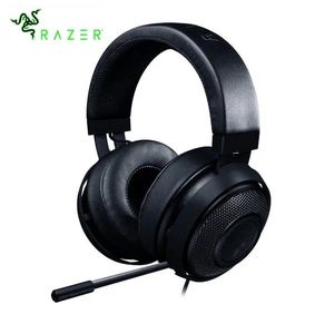 Hörlurar Nya Razer Kraken Pro V2 Headset Computer Game Music för PC Mac PS4 Switch Esports Earphones Wired hörlurar med mikrofon