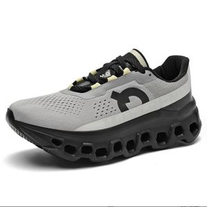 Koyu gri/siyah bıçak spor ayakkabılar maraton erkek gündelik tenis yarış tranier trend yastık erkek ayakkabı için atletik koşu ayakkabıları