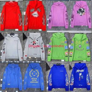 Designer Zipper Hoodies Homens Jaquetas Inverno Moletons Corações Hoodie Ch Mangas Compridas Jaqueta Solta Casaco de Algodão Com Capuz Mens Mulher Hip Hop Streetwear Roupas KTLQ