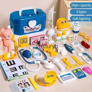 Tools Workshop 52Pcs Kids Pretend Play Doctor Toys Medical Suitcase Dental Check-Ups Hospital Nurse Dress Up ldren Creative Gamevaiduryb