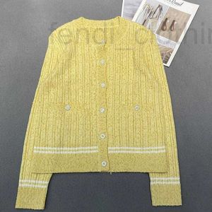 Maglioni da donna Designer Brand Giacca cardigan a maniche lunghe girocollo lavorata a vento per donna Riduzione dell'età Autunno Inverno Nuovi prodotti, Vestibilità ampia 66QN