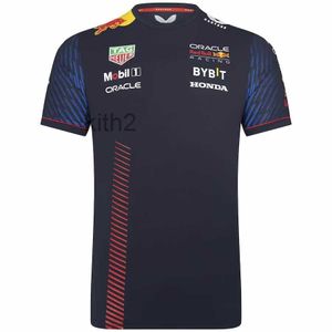 スポーツカーチームファンメンズTシャツ2023 F1フォーミュラワンドライバーMax Verstappen Sportswear Men and Leisure Polo 11＃Sergio Perez 1＃Tshirt 9idi