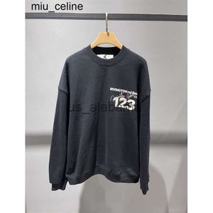 New Men's Hoodies Sweatshirts 24ss Style Black RRR123 Sweatshirts Men Women Vintage RRR Crewneck Balanciagsa