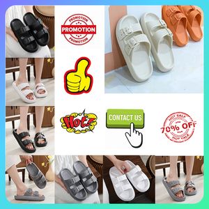 Designer Casual Platform Slides Slippers Men Light weight wear resistant anti breathable Leather soft soles sandals Flat Beach Slipper Size 36-45