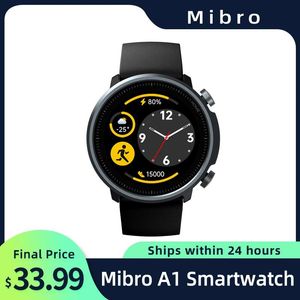 Relógios Mibro A1 Versão Global Relógio Inteligente 5ATM À Prova D 'Água Frequência Cardíaca SpO2 Monitor Fitness Tracker 20 Modos Esportivos Bluetooth Smartwatch