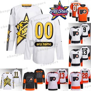 11 Travis Konecny 2024 All-star Flyers Hóquei Jerseys Sean Couturier GRITTY Carter Hart Bobby Brink Joel Farabee Travis Sanheim Owen Tippett Cam York Jamie Drysdale