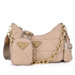 Axelväskor högkvalitativa läderhandväskor bästsäljande plånbok kvinnors gitter crossbody väska hobo purses multi pochet color 80% rabatt uttag slae