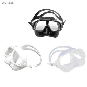 Dalış Aksesuarları Şnorkel Dalış Maskesi W/ Ayarlanabilir Kayış Anti-FOG Temperli Cam Dalış Maskesi YQ240119