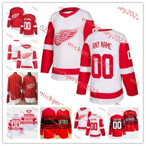 Dylan Larkin Alex DeBrincat Moritz Seider Detroit Hockey Jersey Customed 23 Lucas Raymond 57 David Perron 14 Robby Fabbri 41 Shayne Gostisbehere Jerseys