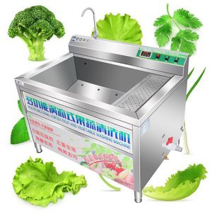 220V野菜洗濯機商業農業残留物食品材料浄化機