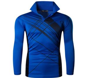 Jeansian Men039S Outdoor Tshirt Tshirt Beach Dry Fit Long Sleeve Golf Tennis Bowling Shirts Tops LA305 Blue 2202129232643