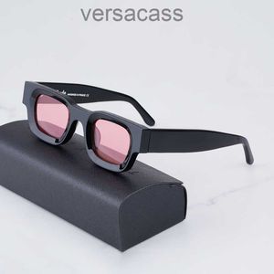 Rhude Thierry Lasry Rhevision-101 Черные квадратные солнцезащитные очки мужские оттенки Легкие и роскошные солнцезащитные очки в уличном стиле из ацетата Q0IE Q0IE