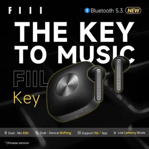 Hörlurar fiil nyckel ny Bluetooth 5.3 trådlösa hörlurar tws enc hörlurar hifi musik låga latens hörlurar stöder fiil+app med 15 ekv.