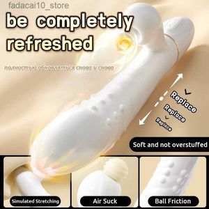 Outros itens de beleza de saúde telesic bead vibrador feminino adulto impulso arma sugando vibrador vibrador g spot clit sugando mulher lojas Q240119