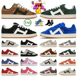 00s Campus 00 Leather Suede Plate-forme Designer Casual Shoes Low Vintage Top Quality OG Original Cream White Black Red Beige Pink Green Gum Sports Sneakers