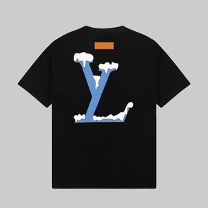 Designer Luxury Men's T-shirt Summer LVSE T-shirt Högkvalitativa TES TOPS FÖR MENSKA KVINNA 3D LETTERS MONOGRAMMED LVLIES T-shirts Skjortor Asiatisk storlek S-3XL 539
