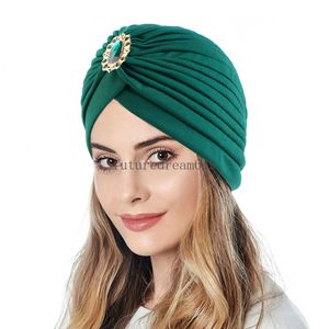 Мусульманская модная женская эластичная шляпа из сплава с закрученным узлом, химиотерапия, шапка от рака, исламский женский платок, индийская шляпа, повязка на голову, тюрбан