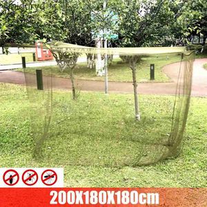 Mosquito Net 200cm Outdoor Camping Mosquito Net Huge Hammock Insect Bug Tarp Repellent Breathable Mesh Tent Insect Canopy Netting Bed Curtainvaiduryd