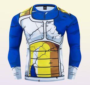 Men039s Tshirts Goku Men Tshirt 3D Anime Cartoon Wydrukowane Tshirt Image Men39s krótki rękaw swobodny wygodny top