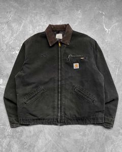 Herrtröjor tröjor amerikansk stil Carthart Detroit Wash Jacket Herrarna Lösta montering Arbetskläder trendiga varumärke CARHARTTDA