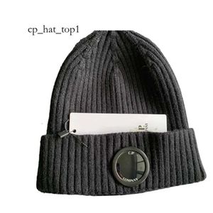 Cp chapéu designer duas lentes óculos óculos gorros homens cp malha chapéus crânio bonés ao ar livre mulheres inevitável inverno gorro preto cinza bonnet 7470