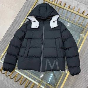 Herren-Daunenparkas, Designer-Herren-Pufferjacke, besticktes Abzeichen, warme Winterjacke, französische Marke M Home, luxuriöse Damen-Herren-Daunenjacke mit NFC