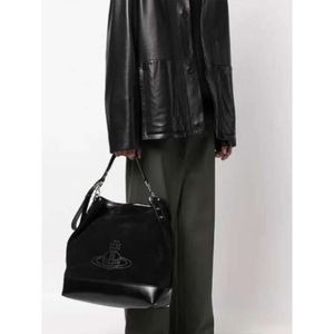 Viviennenes Westwoods zamsz na dużą torbę dla kobiet pojedynczych ramion wypoczynek leniwy torba na torbę