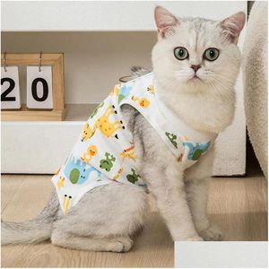 猫の衣装保護服去勢服の服装猫のための通気性リリースーツ