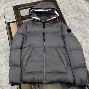 Herren-Daunenparkas, Designer-Herren-Pufferjacke mit besticktem Abzeichen, warme Winterjacke, französische Marke M Home, luxuriöse Damen-Herren-Daunenjacke und Wintermantel mit NFC