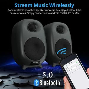 Högtalare Bestisan 60W Gaming Bluetooth -högtalarens datorhögtalare Soundbar Stereo Home High System med baseffekt OPT RCA för PC TV