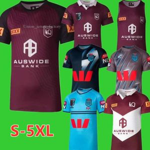 SWAME Zużycie Qld Maroons Indigenous 2023 2024 Rugby Jersey Australia Queensland State of Origin NSW Blues Home Training Shirt 8889 8308