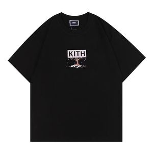 Tshirt Mens Designer di Kith T-shirt per magliette per magliette oversize 100%cotone vintage a manica corta size zoz22