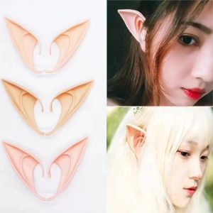 Elfo orelha halloween fada cosplay accessores máscara de festa vampiro para látex macio orelha falsa 10cm e 12cm wx9 bj