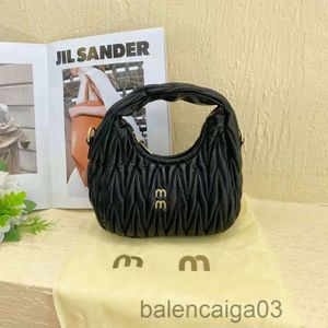 Designer Mui Mui Bag Handbag Beach Crossbody The Tote Shoulder Bag Luxury Fashion Man Woman Black Pleated Leather Messenger Makeup Travel Mini Miui Miui Bag