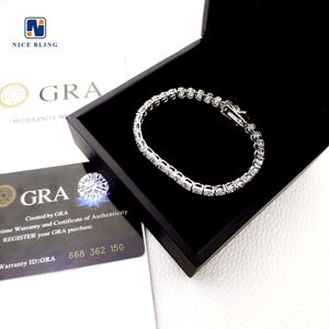 2 mm 3 mm 4 mm 4 mm VVS Moissanite Diamond 925 Srebrny biżuteria biodra