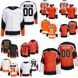 Hockey Jersey Philadelphia Owen Tippett Cam York Bobby Brink Tyson Foerster Marc Staal Ryan Poehling Nicolas Deslauriers Morgan Frost Flyers 7612