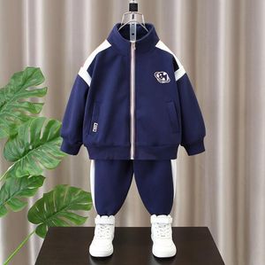 Kinder-Designer-Kleidung für Jungen, Kleidungssets, Trainingsanzug, Strickjacke, Sweatshirt, Jogginghose, Kindermantel