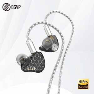 Headphones BGVP Scale Pro 1DD+1BA Hybrid In Ear Monitor Earphone 6D Sound Effects Gaming Headset HiFi Wired Bass Stereo Music Earbuds