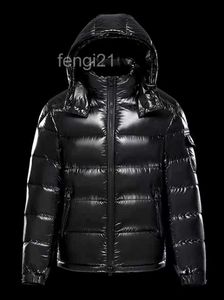 Mens Designer Jacket Winter Puffer Short Glossy Down Hooded Couple's Stylish and Versatile Bread Suit Solid Color Coats for Men Women W4ZU